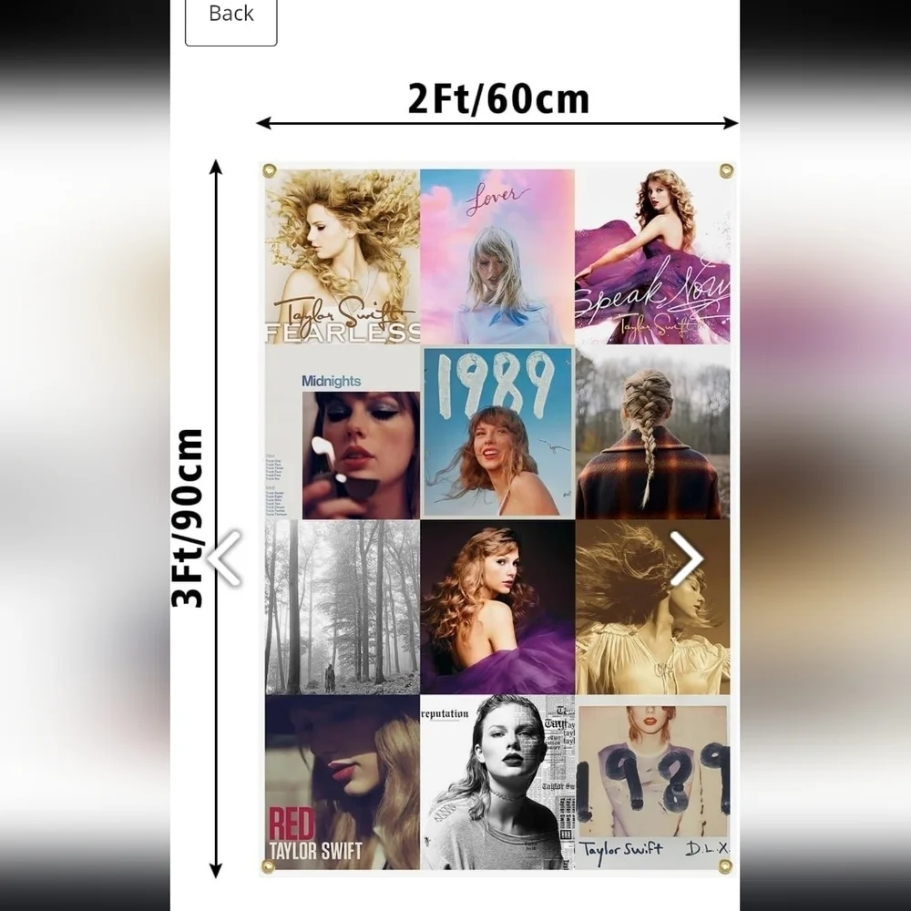 Taylor Swift 2ft x 3ft Tapestry